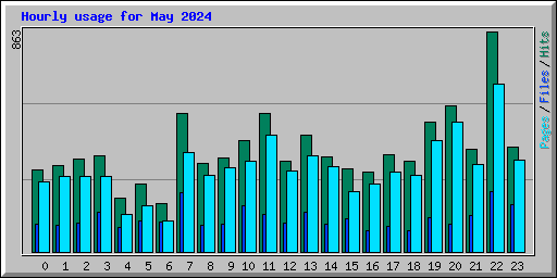 Hourly usage for May 2024
